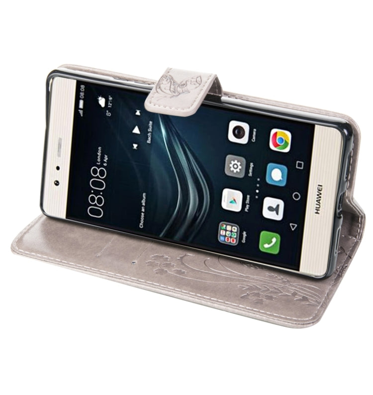 For Huawei  P9 Lite Crazy Horse Texture Printing Horizontal Flip Leather Case with Holder & Card Slots & Wallet & Lanyard