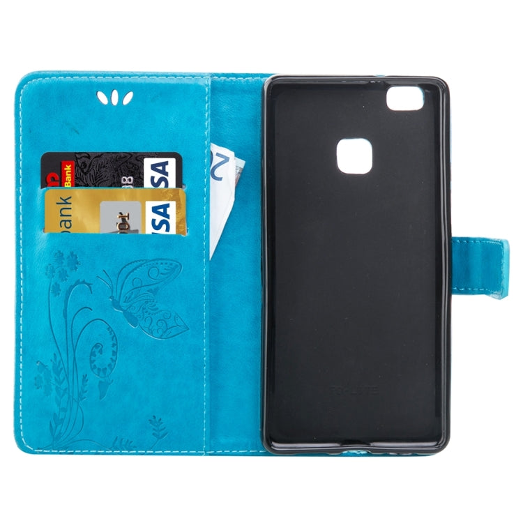 For Huawei  P9 Lite Crazy Horse Texture Printing Horizontal Flip Leather Case with Holder & Card Slots & Wallet & Lanyard