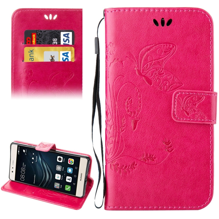 For Huawei  P9 Lite Crazy Horse Texture Printing Horizontal Flip Leather Case with Holder & Card Slots & Wallet & Lanyard