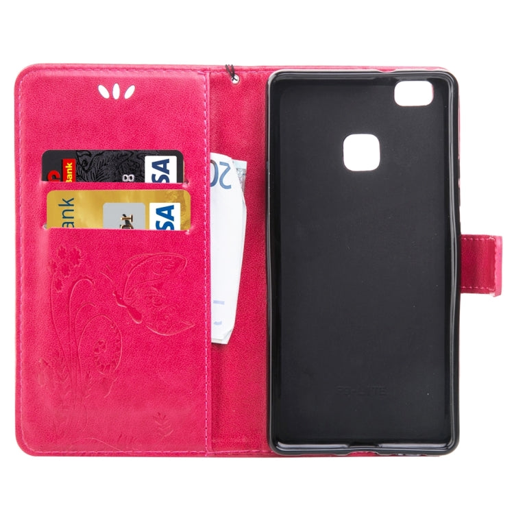 For Huawei  P9 Lite Crazy Horse Texture Printing Horizontal Flip Leather Case with Holder & Card Slots & Wallet & Lanyard