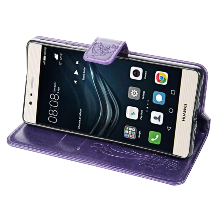 For Huawei  P9 Lite Crazy Horse Texture Printing Horizontal Flip Leather Case with Holder & Card Slots & Wallet & Lanyard