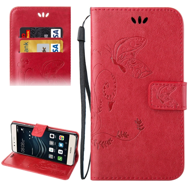For Huawei  P9 Lite Crazy Horse Texture Printing Horizontal Flip Leather Case with Holder & Card Slots & Wallet & Lanyard