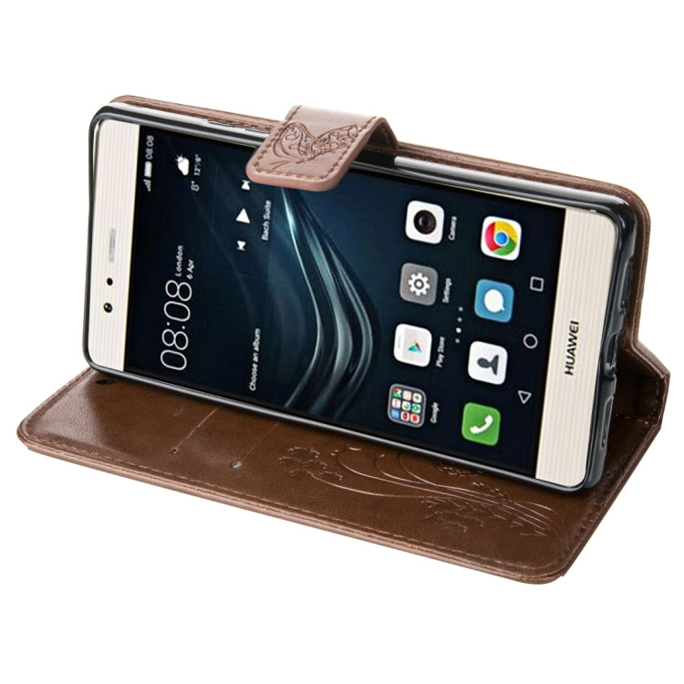 For Huawei  P9 Lite Crazy Horse Texture Printing Horizontal Flip Leather Case with Holder & Card Slots & Wallet & Lanyard