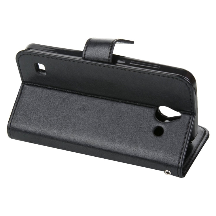 For Huawei  Ascend Y550 Crazy Horse Texture Printing Horizontal Flip Leather Case with Holder & Card Slots & Wallet & Lanyard