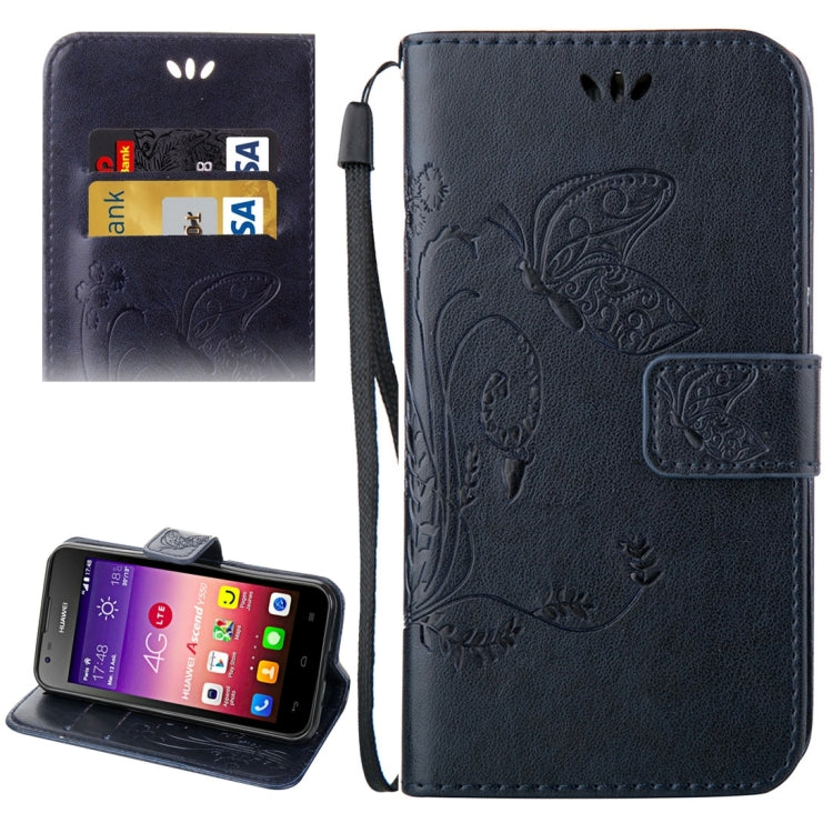 For Huawei  Ascend Y550 Crazy Horse Texture Printing Horizontal Flip Leather Case with Holder & Card Slots & Wallet & Lanyard