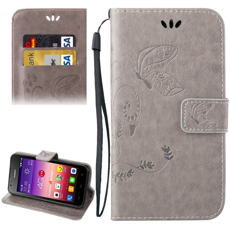 For Huawei  Ascend Y550 Crazy Horse Texture Printing Horizontal Flip Leather Case with Holder & Card Slots & Wallet & Lanyard