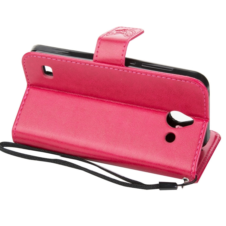 For Huawei  Ascend Y550 Crazy Horse Texture Printing Horizontal Flip Leather Case with Holder & Card Slots & Wallet & Lanyard