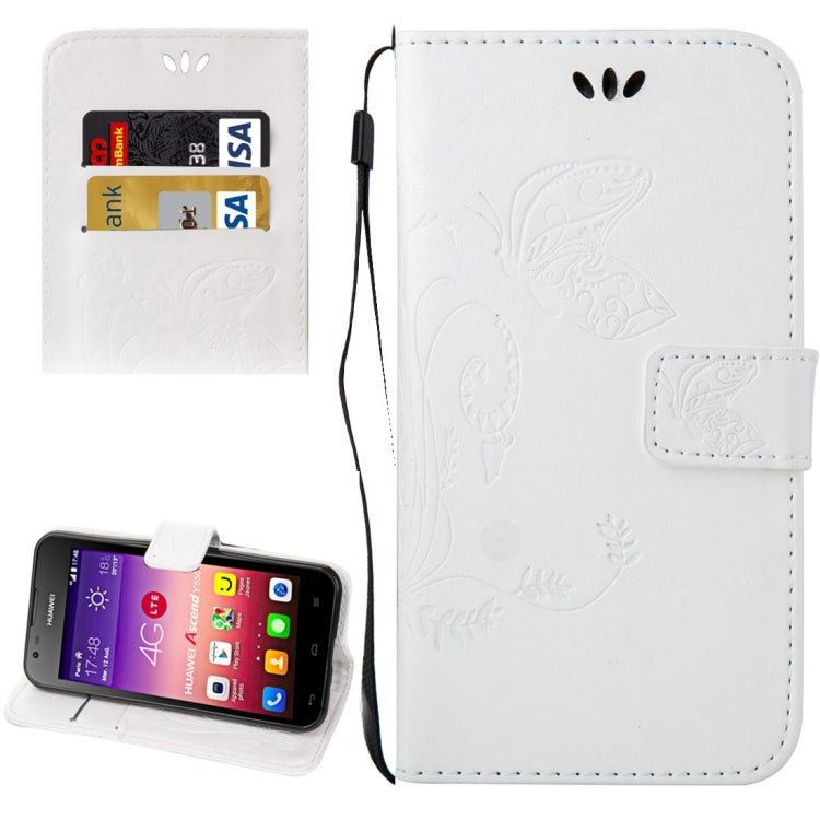 For Huawei  Ascend Y550 Crazy Horse Texture Printing Horizontal Flip Leather Case with Holder & Card Slots & Wallet & Lanyard