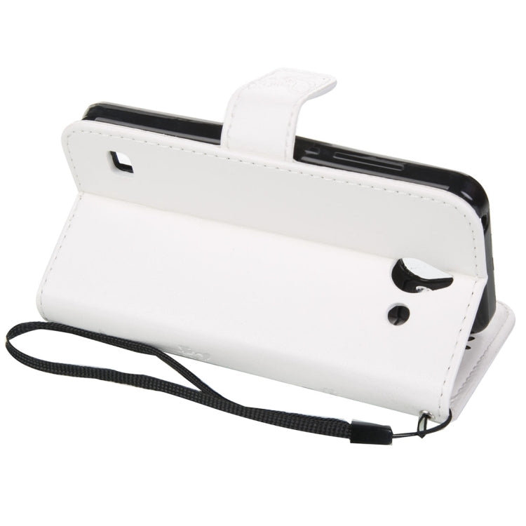 For Huawei  Ascend Y550 Crazy Horse Texture Printing Horizontal Flip Leather Case with Holder & Card Slots & Wallet & Lanyard