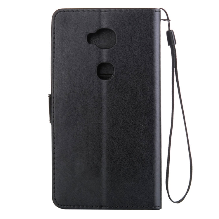 For Huawei  Honor 5X Crazy Horse Texture Printing Horizontal Flip Leather Case with Holder & Card Slots & Wallet & Lanyard
