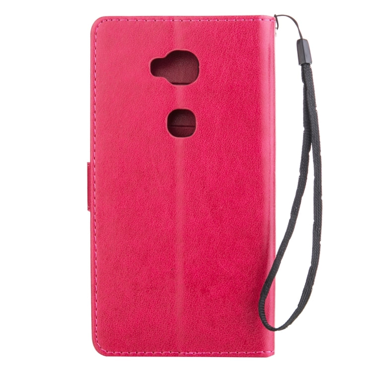 For Huawei  Honor 5X Crazy Horse Texture Printing Horizontal Flip Leather Case with Holder & Card Slots & Wallet & Lanyard