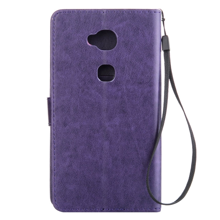 For Huawei  Honor 5X Crazy Horse Texture Printing Horizontal Flip Leather Case with Holder & Card Slots & Wallet & Lanyard