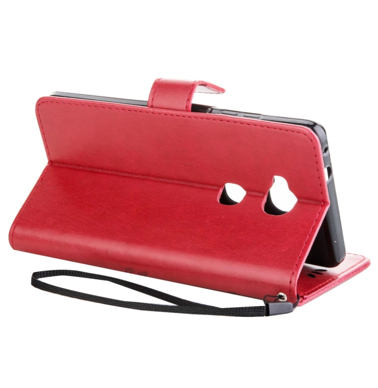 For Huawei  Honor 5X Crazy Horse Texture Printing Horizontal Flip Leather Case with Holder & Card Slots & Wallet & Lanyard