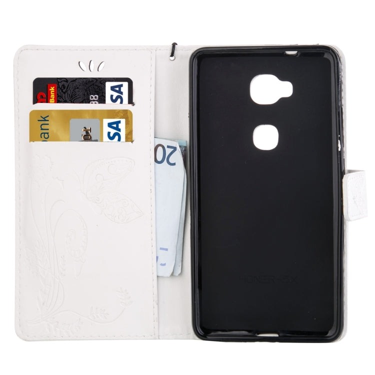 For Huawei  Honor 5X Crazy Horse Texture Printing Horizontal Flip Leather Case with Holder & Card Slots & Wallet & Lanyard