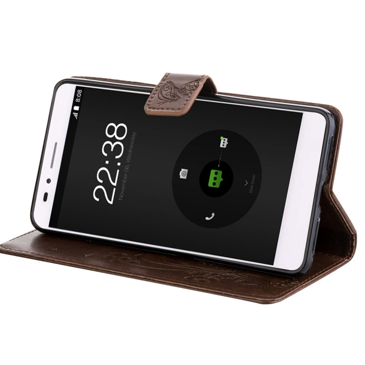 For Huawei  Honor 5X Crazy Horse Texture Printing Horizontal Flip Leather Case with Holder & Card Slots & Wallet & Lanyard