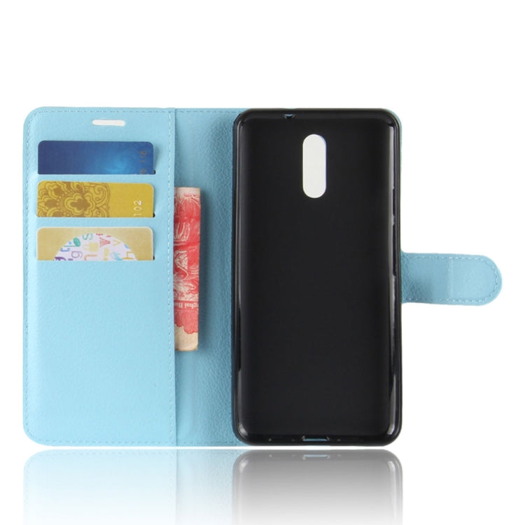 For DOOGEE  BL5000 Litchi Texture PU + TPU Horizontal Flip Leather Case with Holder & Card Slots & Wallet