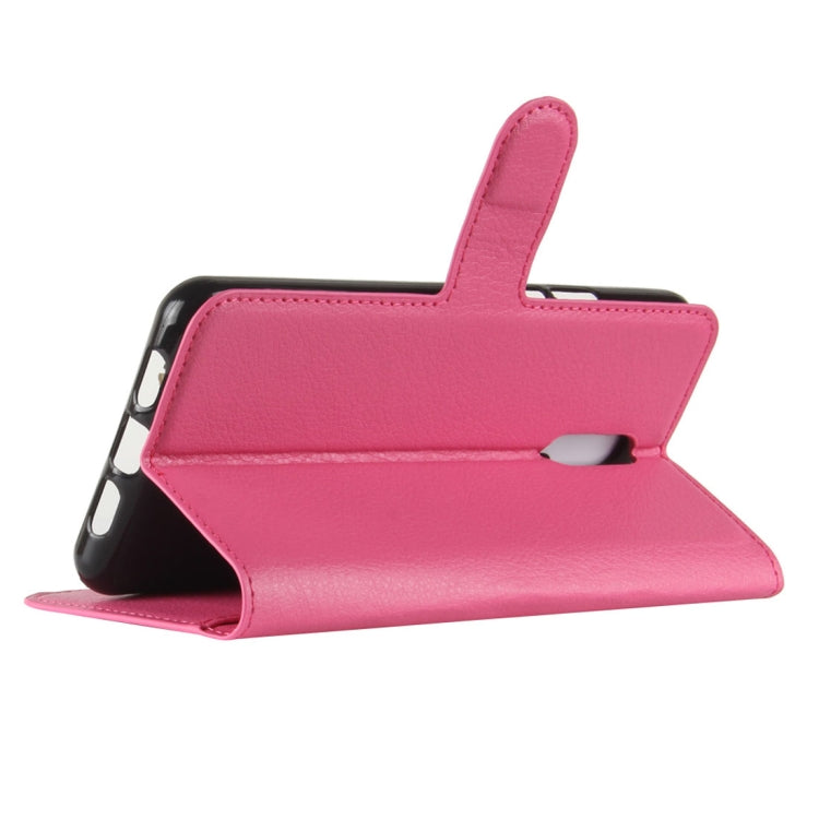 For DOOGEE  BL5000 Litchi Texture PU + TPU Horizontal Flip Leather Case with Holder & Card Slots & Wallet