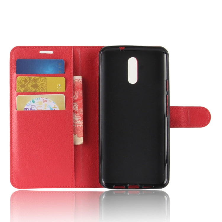 For DOOGEE  BL5000 Litchi Texture PU + TPU Horizontal Flip Leather Case with Holder & Card Slots & Wallet