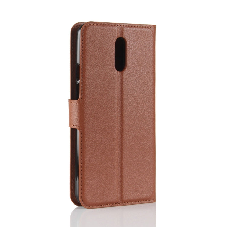 For DOOGEE  BL5000 Litchi Texture PU + TPU Horizontal Flip Leather Case with Holder & Card Slots & Wallet