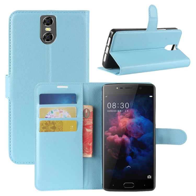 For DOOGEE  BL7000 Litchi Texture PU + TPU Horizontal Flip Leather Case with Holder & Card Slots & Wallet