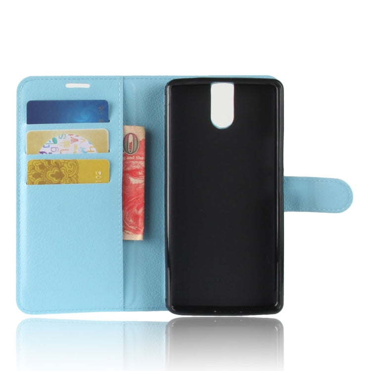 For DOOGEE  BL7000 Litchi Texture PU + TPU Horizontal Flip Leather Case with Holder & Card Slots & Wallet