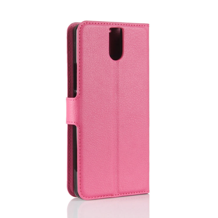 For DOOGEE  BL7000 Litchi Texture PU + TPU Horizontal Flip Leather Case with Holder & Card Slots & Wallet