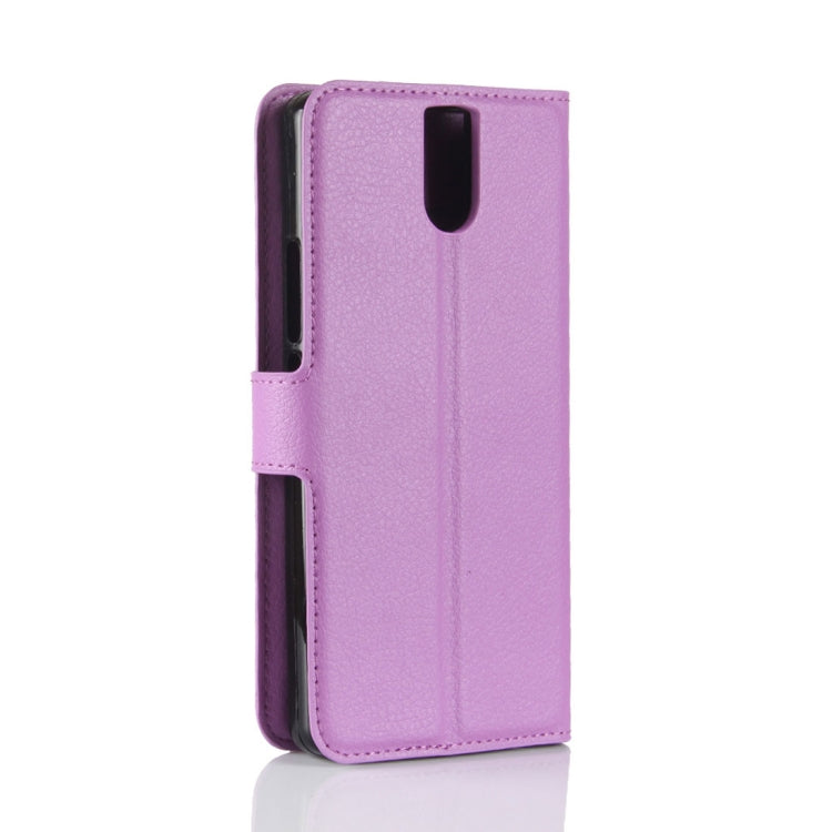 For DOOGEE  BL7000 Litchi Texture PU + TPU Horizontal Flip Leather Case with Holder & Card Slots & Wallet