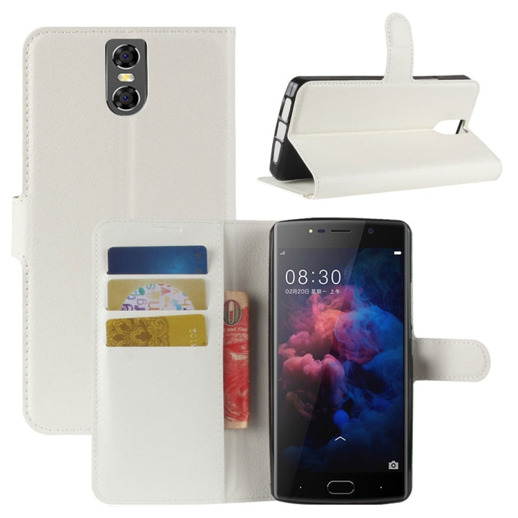 For DOOGEE  BL7000 Litchi Texture PU + TPU Horizontal Flip Leather Case with Holder & Card Slots & Wallet