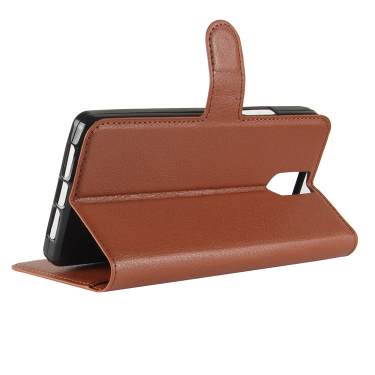 For DOOGEE  BL7000 Litchi Texture PU + TPU Horizontal Flip Leather Case with Holder & Card Slots & Wallet