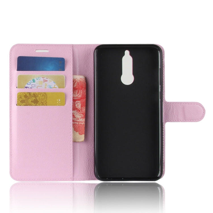 For Huawei  Mate 10 Lite Litchi Texture PU + TPU Horizontal Flip Leather Case with Holder & Card Slots & Wallet