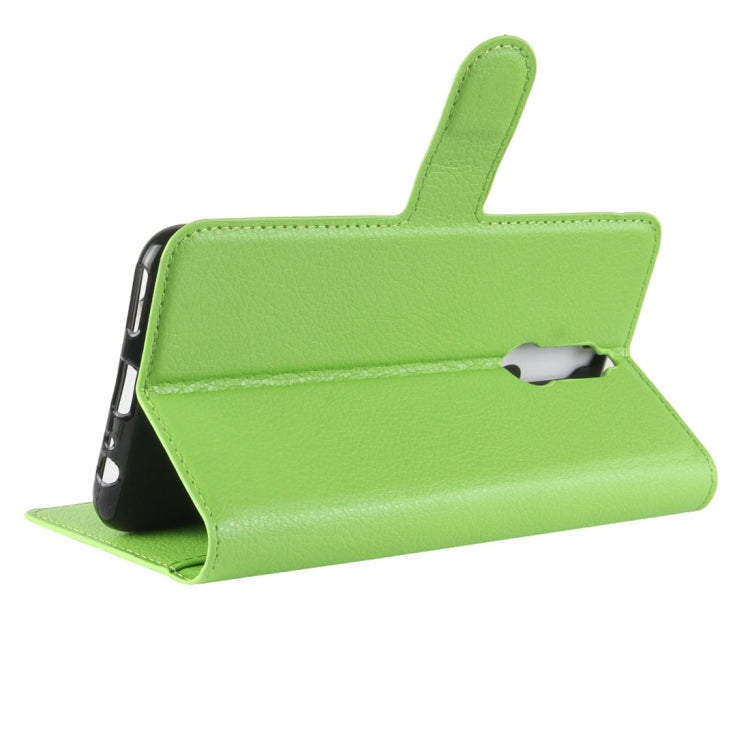 For Huawei  Mate 10 Lite Litchi Texture PU + TPU Horizontal Flip Leather Case with Holder & Card Slots & Wallet