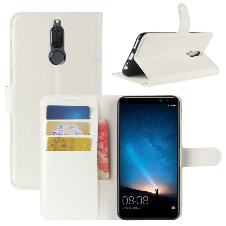 For Huawei  Mate 10 Lite Litchi Texture PU + TPU Horizontal Flip Leather Case with Holder & Card Slots & Wallet