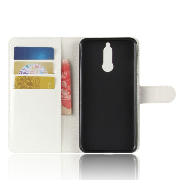 For Huawei  Mate 10 Lite Litchi Texture PU + TPU Horizontal Flip Leather Case with Holder & Card Slots & Wallet