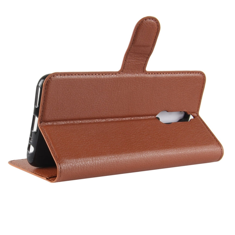 For Huawei  Mate 10 Lite Litchi Texture PU + TPU Horizontal Flip Leather Case with Holder & Card Slots & Wallet