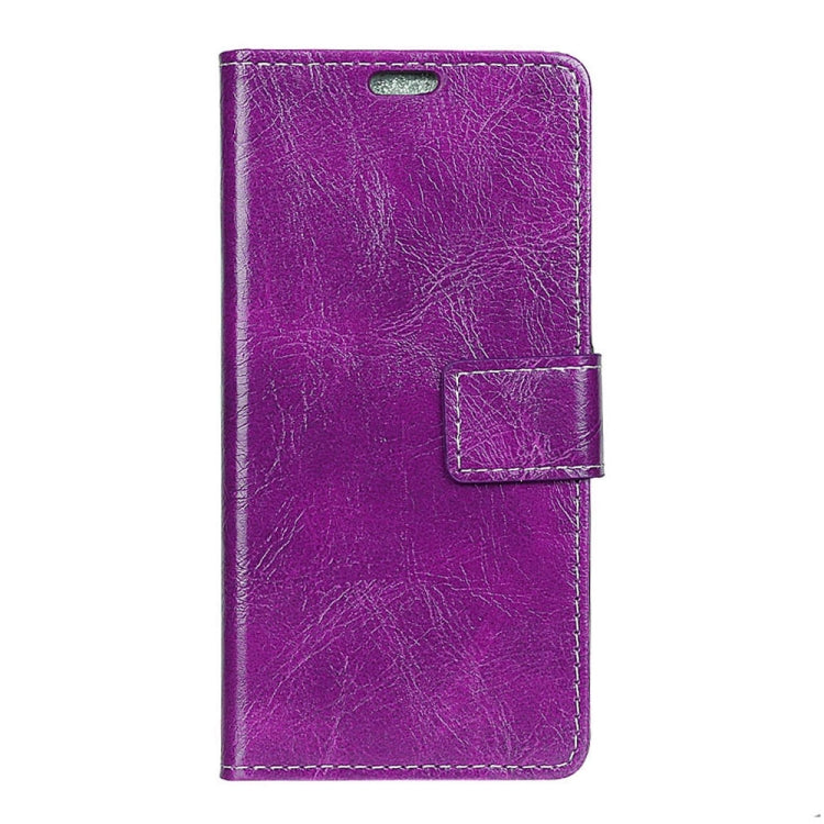Alcatel A7 Retro Crazy Horse Texture Horizontal Flip Leather Case with Holder & Card Slots & Wallet & Photo Frame