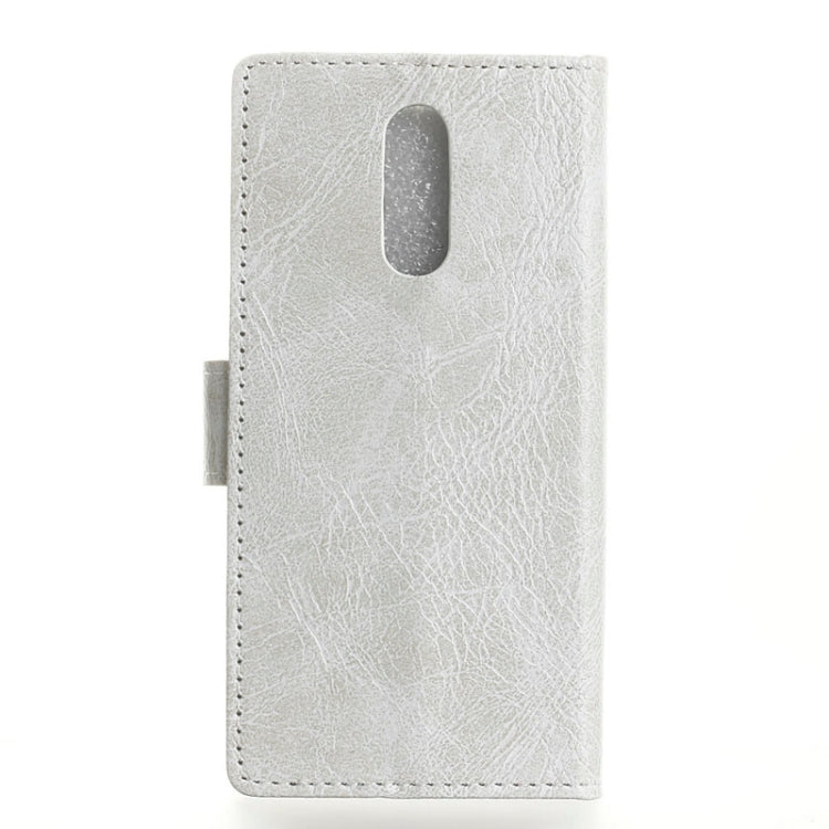 Alcatel A7 Retro Crazy Horse Texture Horizontal Flip Leather Case with Holder & Card Slots & Wallet & Photo Frame