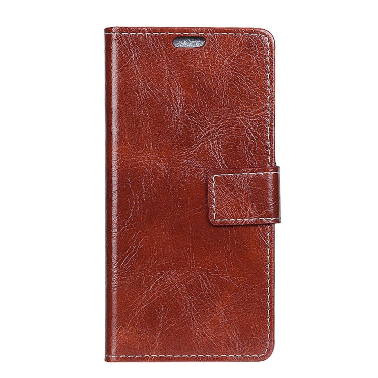 Alcatel A7 Retro Crazy Horse Texture Horizontal Flip Leather Case with Holder & Card Slots & Wallet & Photo Frame
