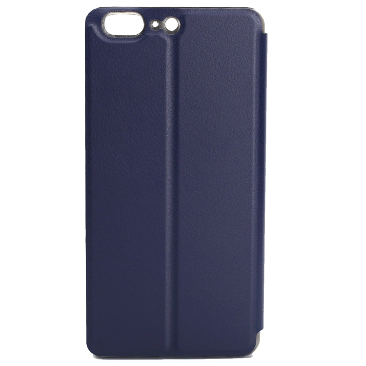 OCUBE for LEAGOO T5 (MPH2417) Spring Texture Horizontal Flip Leather Case with Holder (Dark Blue)
