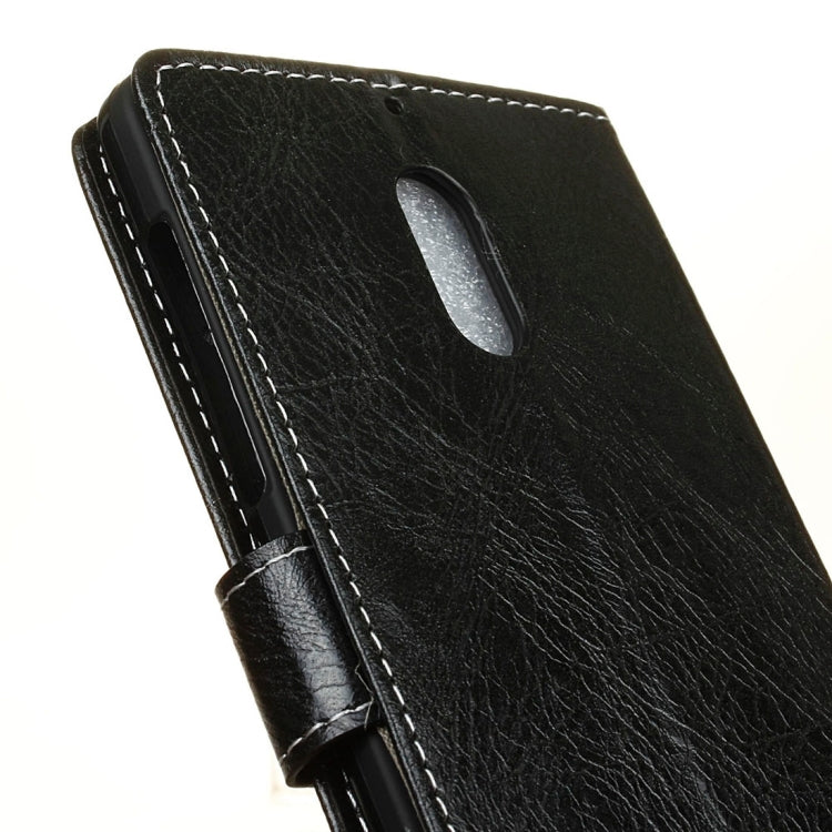 For Nokia 6 Retro Crazy Horse Texture Horizontal Flip Leather Case with Holder & Card Slots & Wallet & Photo Frame