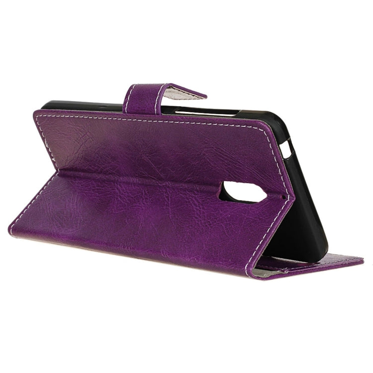 For Nokia 6 Retro Crazy Horse Texture Horizontal Flip Leather Case with Holder & Card Slots & Wallet & Photo Frame