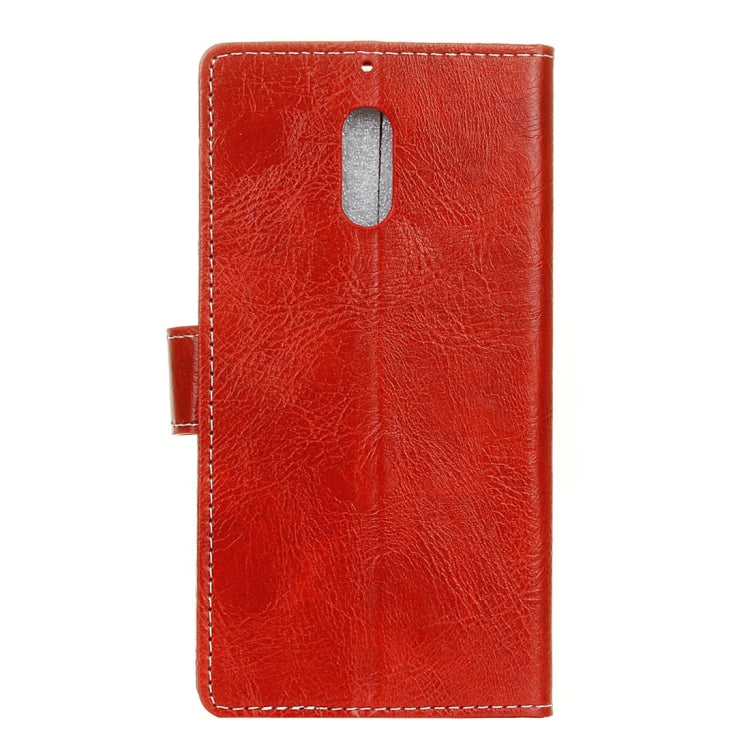 For Nokia 6 Retro Crazy Horse Texture Horizontal Flip Leather Case with Holder & Card Slots & Wallet & Photo Frame