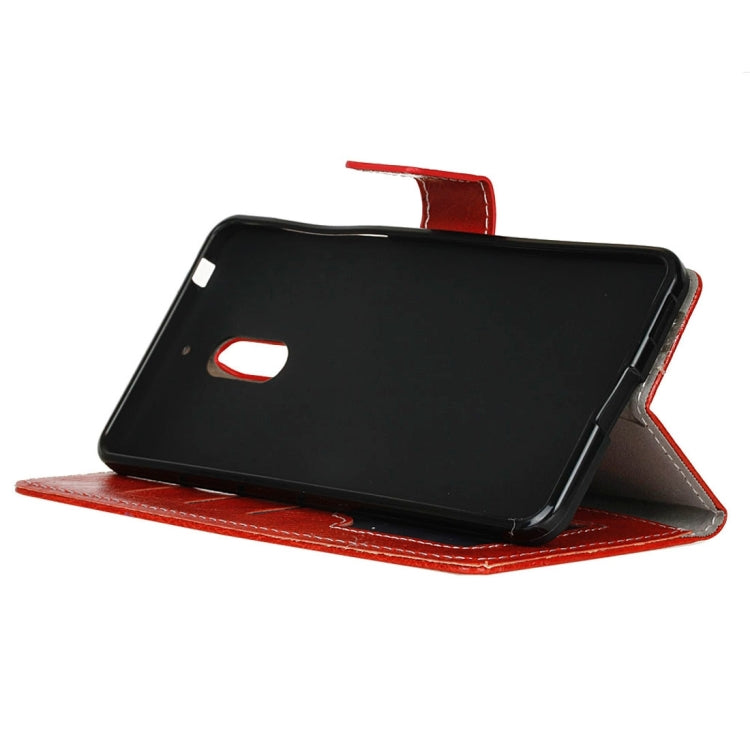 For Nokia 6 Retro Crazy Horse Texture Horizontal Flip Leather Case with Holder & Card Slots & Wallet & Photo Frame