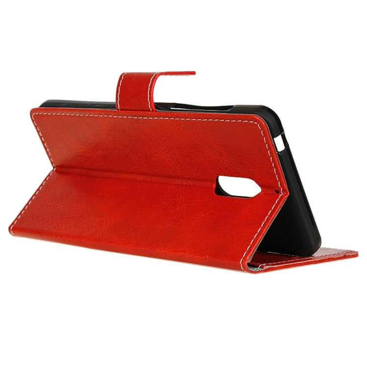 For Nokia 6 Retro Crazy Horse Texture Horizontal Flip Leather Case with Holder & Card Slots & Wallet & Photo Frame