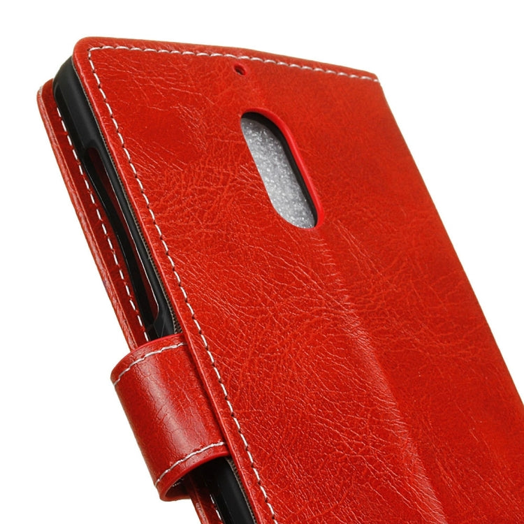 For Nokia 6 Retro Crazy Horse Texture Horizontal Flip Leather Case with Holder & Card Slots & Wallet & Photo Frame