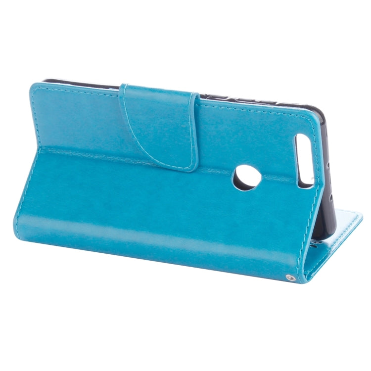 For Huawei  Honor 8 Flowers Embossing Horizontal Flip Leather Case with Holder & Card Slots & Wallet & Lanyard