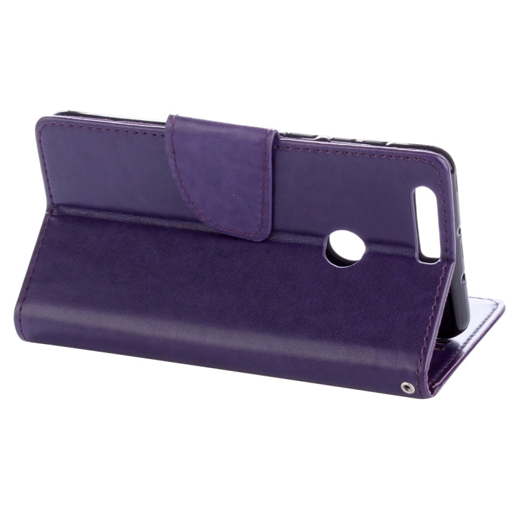 For Huawei  Honor 8 Flowers Embossing Horizontal Flip Leather Case with Holder & Card Slots & Wallet & Lanyard