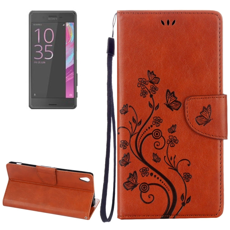 For Sony Xperia XA Ultra Flowers Embossing Horizontal Flip Leather Case with Holder & Card Slots & Wallet & Lanyard