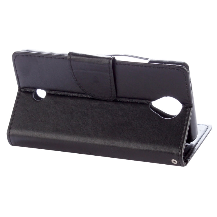 Flowers Embossing Horizontal Flip Leather Case for Wiko U Feel, with Holder & Card Slots & Wallet & Lanyard