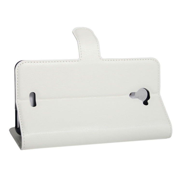 For Wiko U Feel Fab Litchi Texture Horizontal Flip PU Leather Case with Holder & Card Slots & Wallet