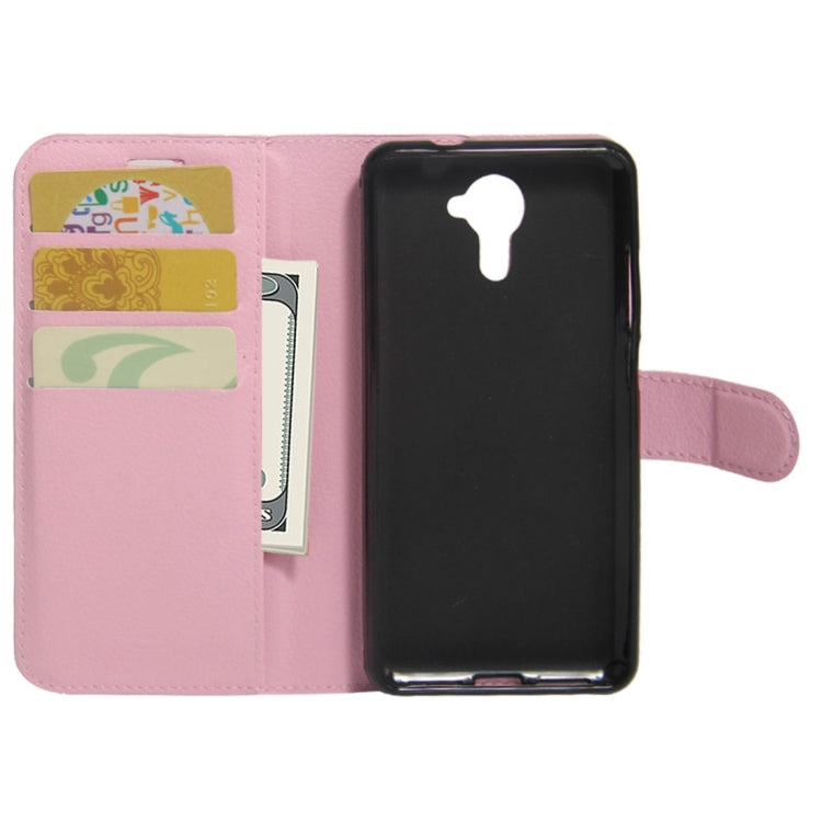 For Wiko U Feel Prime Litchi Texture Horizontal Flip PU Leather Case with Holder & Card Slots & Wallet